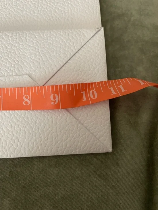 Dior White Tote with Black Logo 10 1/2” x 9” #137 - Picture 4 of 5